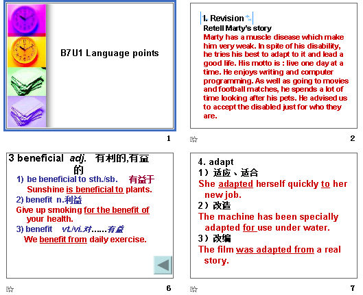 ģ7 Unit 1 Language points μͼ