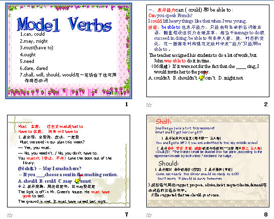 Model verbs μͼ