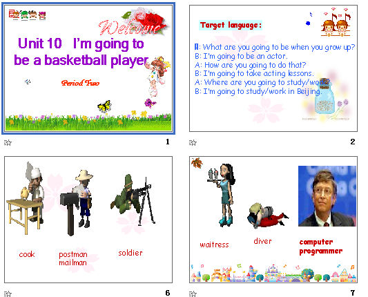 Unit 10   Im going to be a basketball player Period Two μͼ