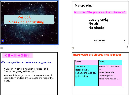 module3 Unit4 speaking and writing ¿α ˽̰ μͼ