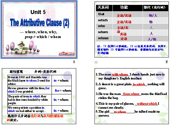 һunit5 (The attributive clause)Grammar μͼ