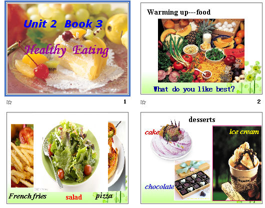 Book 3 Unit2  Healthy Eating μͼ