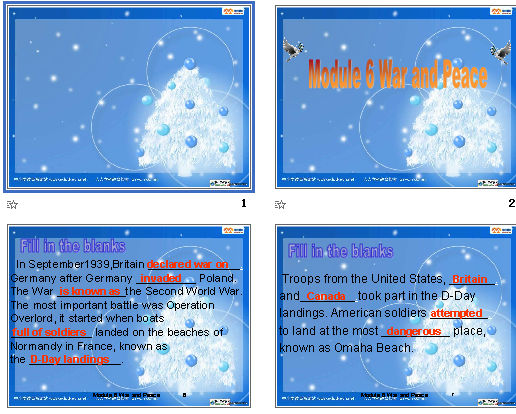 Module 6 War and Peace μͼ