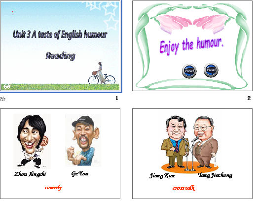 Book 3 Unit 3 A taste of English humor μͼ