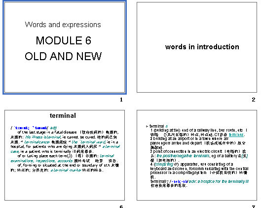 Book 3 Module 6Words and Expressions μͼ