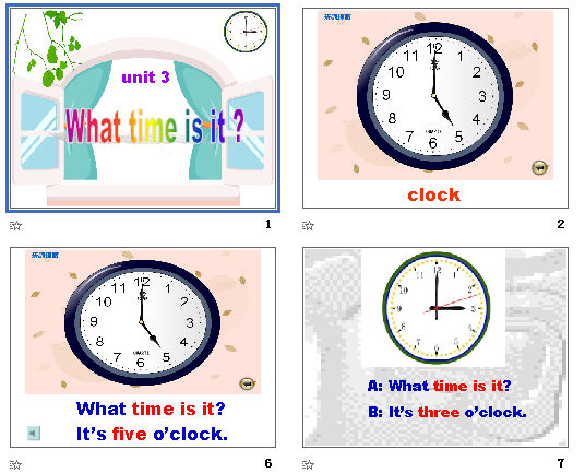 Unit 3
what time is it? μͼ