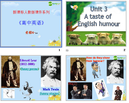 unit 3 a taste of English humour μͼ