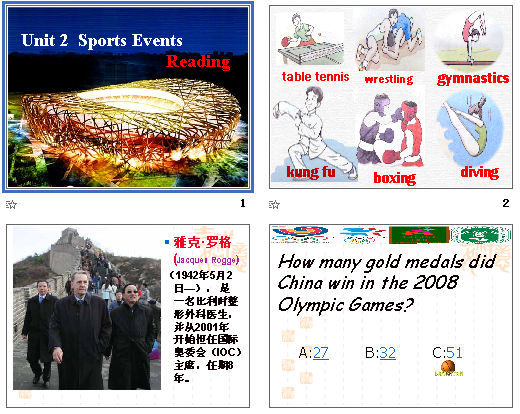  Unit 2 Sports Events reading μͼ