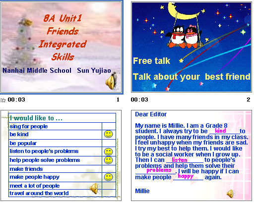 8A Unit 1 Friends Integrated Skills μͼ