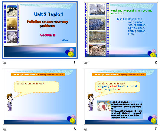 Unit 2 Topic 1 Pollution causes too many problems. Section B μͼ