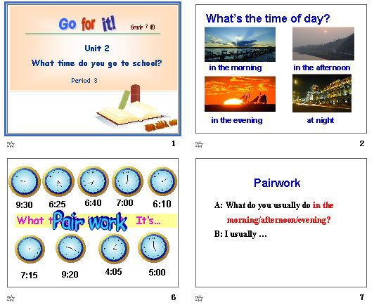 Unit 2 What time do you get up ? Period 3 μͼ