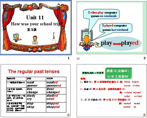 Module 1 Unit 11 How was your school trip?ϰ μͼ