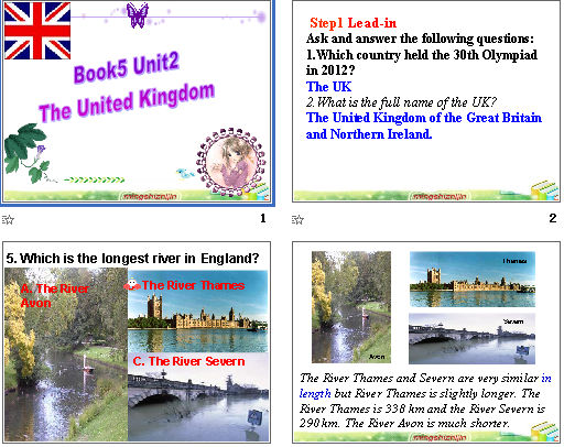 Book 5 Unit2 The United Kingdom
 μͼ