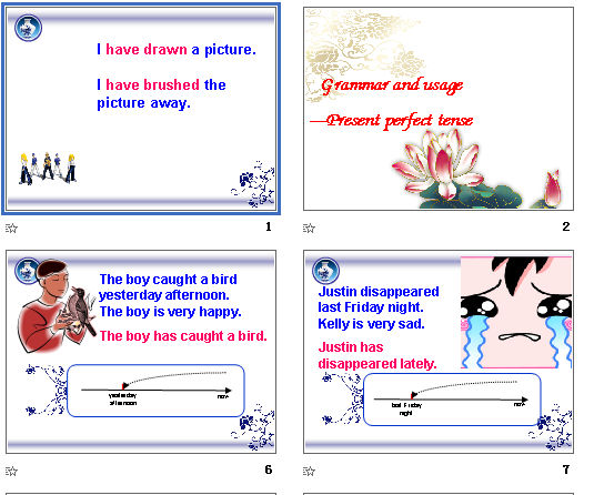 present perfect tense μͼ