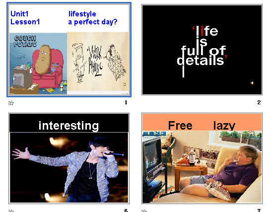 unit 1 lifestyle Lesson 1 a perfect day? μͼ