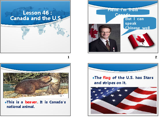 Lesson 46 Canada and the U.S. μͼ