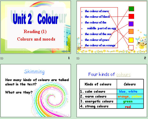 Unit 2 Colour ReadingI Colours and moods
 μͼ