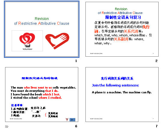 Revision 
of Restrictive Attributive Clause
Ӿ μͼ