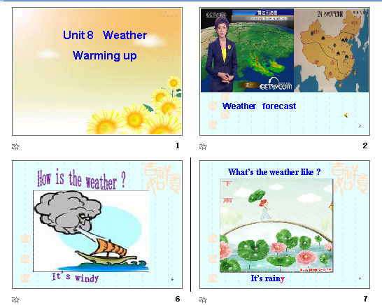 unit 8 weather warming up μͼ