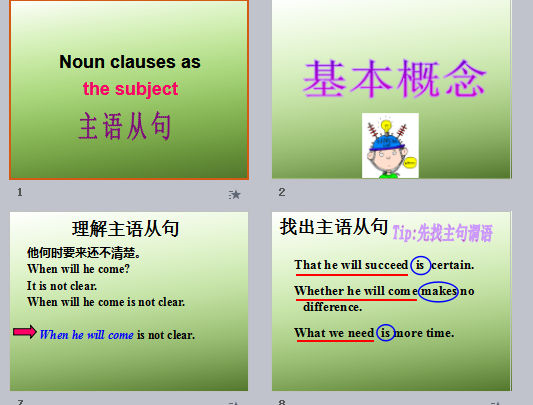 Noun clause as the subjectӾ μͼ